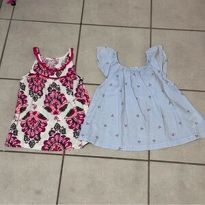 Carter’s & H&M Kids Girls Stripe Floral Blouses size 7-8Y.